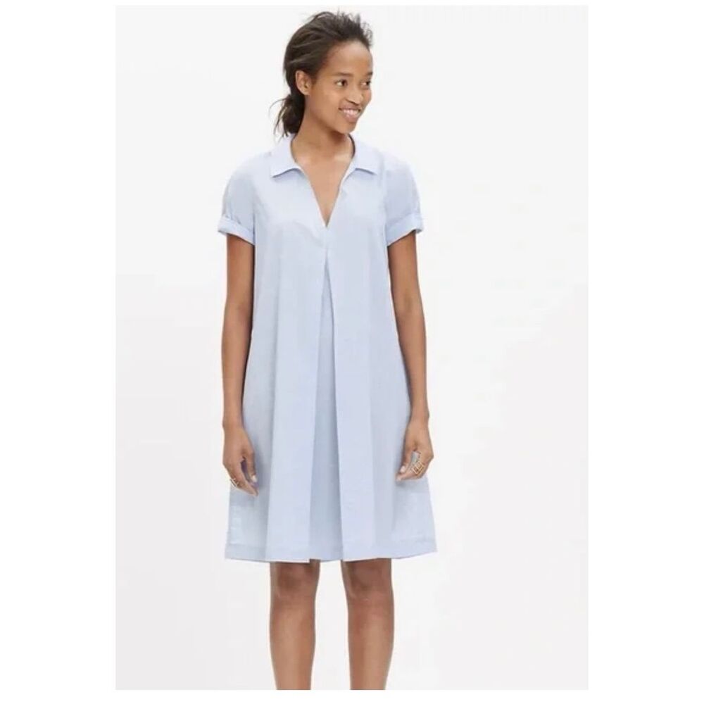 Madewell swingout shirtdress.